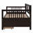 Twin Size Daybed Wood Bed with Two Drawers-1957556632