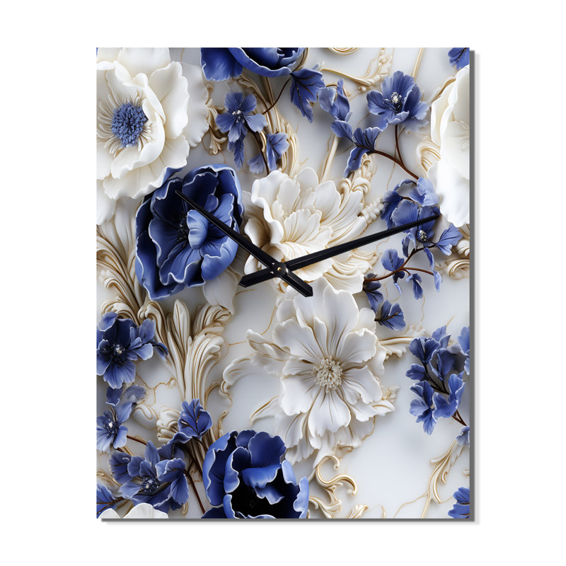 Horloge murale Jaquata - Glam, H 40 po x l 10 po x P 1 po