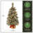 3ft. Glittery BristlePine Tree with LED Lights