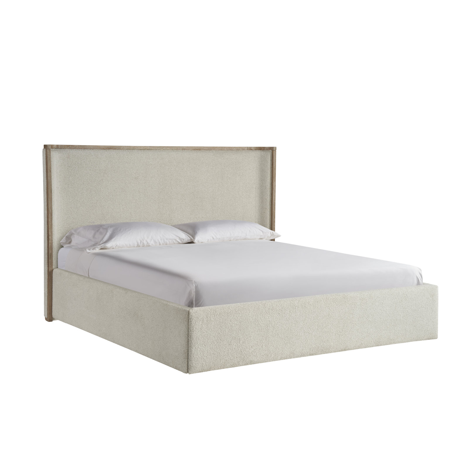 Caterina Upholstered Storage Bed, King, Skylark/Sheldon Ivory