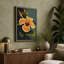 Golden Hibiscus Botanical - Wrapped Canvas-387546905-387546906