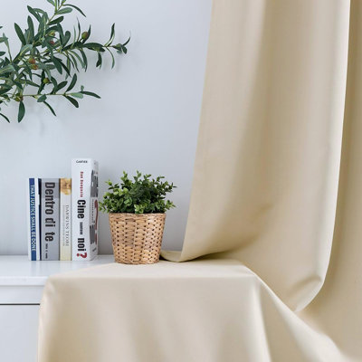 Red Barrel Studio® Kitchen Curtains Tier Curtains Cafe Curtain Set For Living Room Darkening Bedroom Drapes 2 Panels