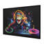 Britwall LED Wall Art DJ Monkey Illuminated Canvas 123x83cm with UK Plug & ON Off Switch