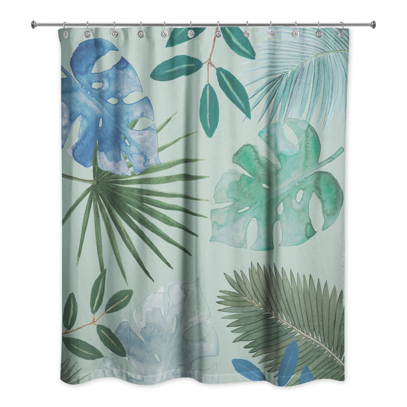 Rideau de douche Rosalee Micky, Vert