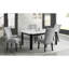 Chaise rembourrée en velours Biggs-919018372