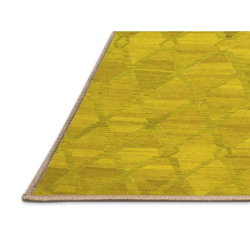 Harish Washable Southwestern Indoor Rug, Rectangle 2' x 5'
