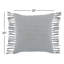 Benny 20" Square Throw Pillow, Blue Natural