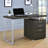 Rectangle Office Desk With Storage Drawers-1367204039