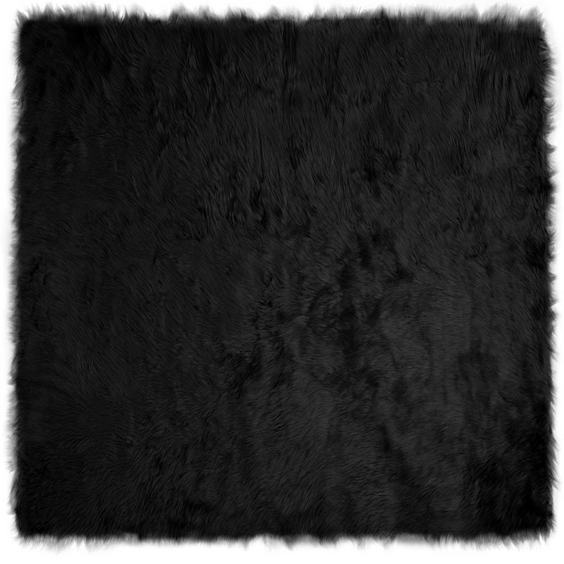 Solid Colour Standard Area Rug, Square 120cm