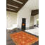 Tapis décoratif en laine noué à la main de conception unique 10 pi x 14 pi 5 po Deolinda New Age Ivoire