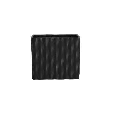 Ceramic Rectangle Vase Matte Finish