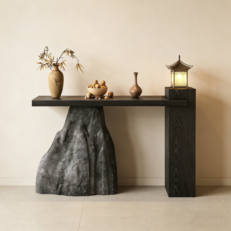 Console Retro Minimalist Art, 35.43" H x 39.37" W x 11.81" D