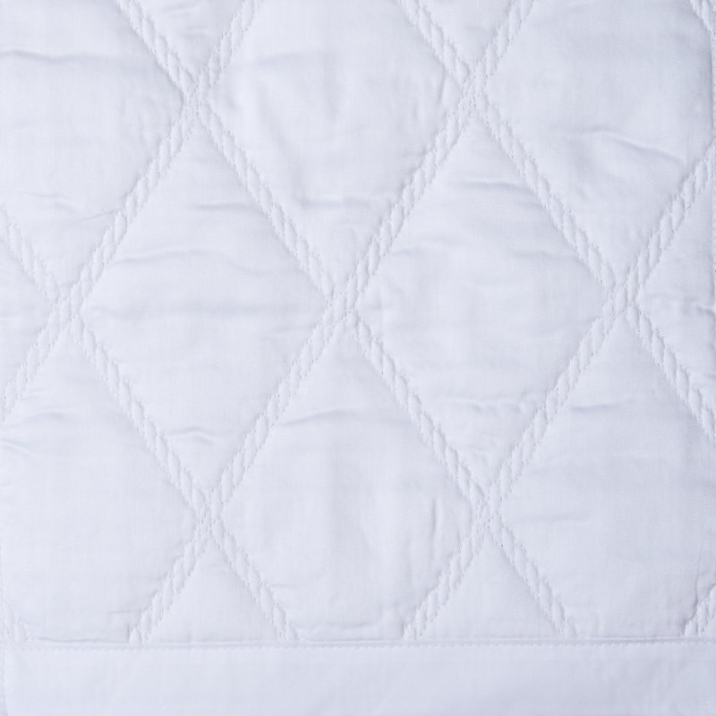 Filicudi Coverlet, King Coverlet, White