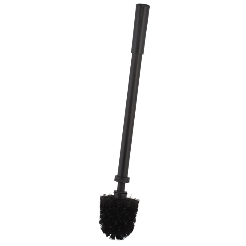 Black Stainless Steel 2-in-1 Toilet Brush and Plunger Set