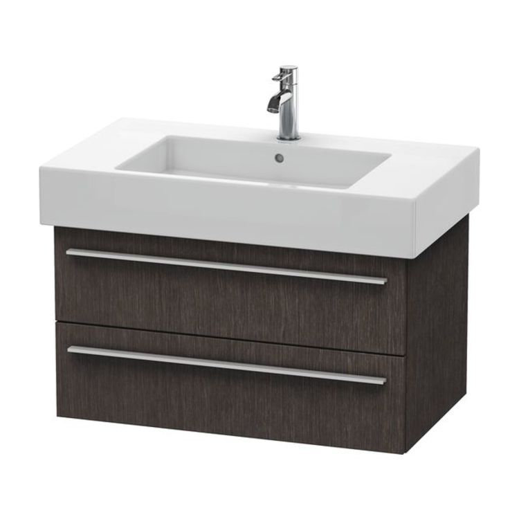XL Vanity Unit Brush Oak 31" Wall-Mounted