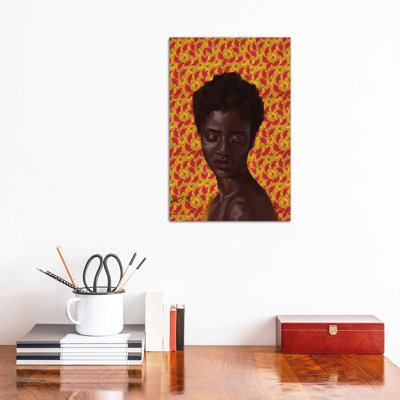 Wax Series IV by Adekunle Adeleke - Wrapped Canvas Painting