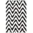 Delane Handmade Shag Black/White Area Rug-23513813