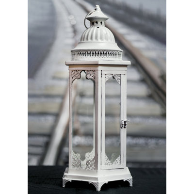 28'' H Glass Tabletop Lantern