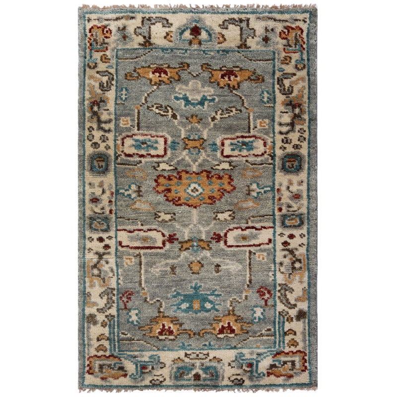 Tapis de couloir unique 3 pi 2 po x 7 pi 11 po gris