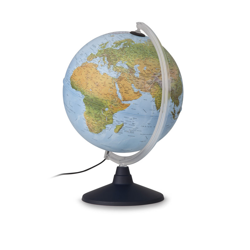 Nova Plastic / Acrylic Tabletop Globe, 26.5cm H x 27cm W x 28.5cm D