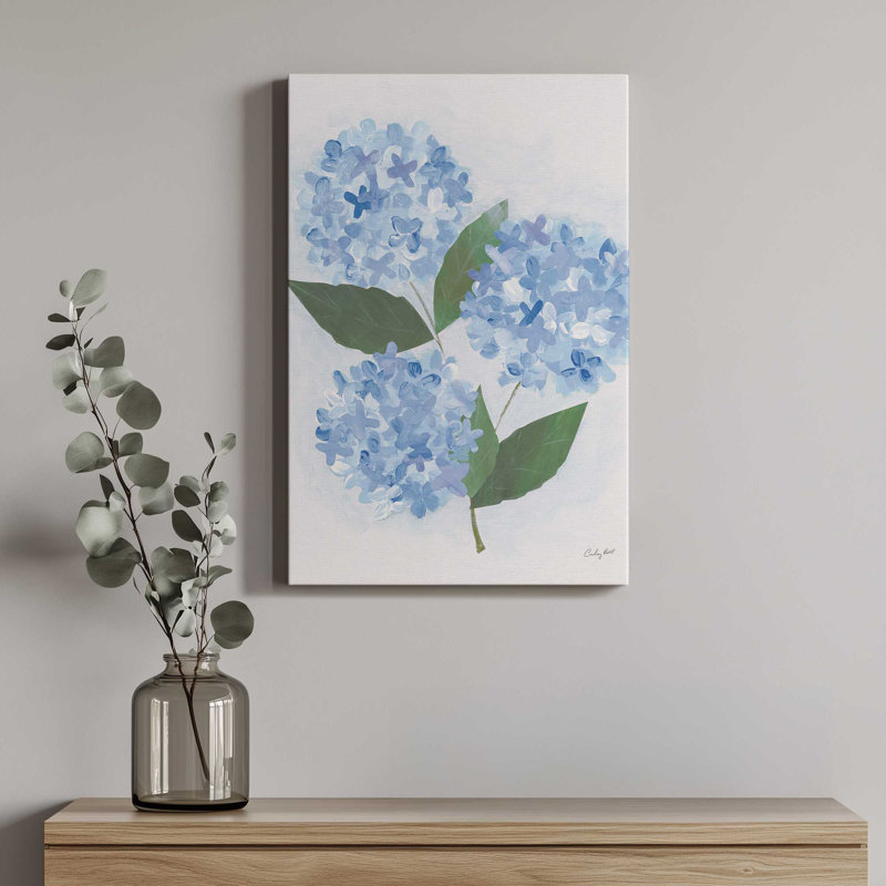 Reproduction d'art «Providence Hydrangea I» par Courtney Prahl, H 32 po x l 24 po, Toile tendue, Ne s'applique pas