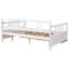 Lit de jour pleine grandeur avec deux tiroirs en blanc - construction, élément peu encombrant, article multifonctionnel, manuel d'installation facile de qualité, marchandise, cadre à assembler-129630997