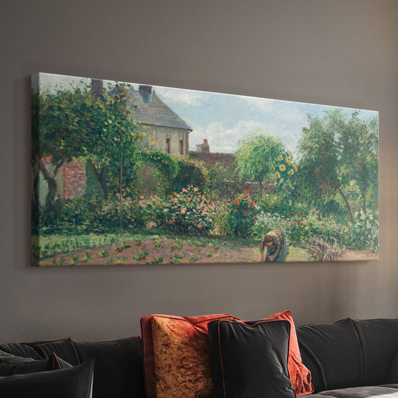 Série paysage - CCCCL XXXIV - Toile tendue avec châssis - Prêt à être accroché, H 12 po x l 30 po