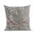 Gris et rose / motif floral sélectionné