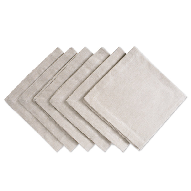 Kristina Polyester Square Napkin, Natural