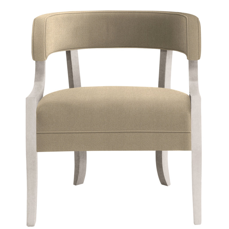 Thom Filicia Home 25"Otisco Chair, Nomad Sand, Dove Gray