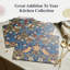 Napperons Pimpernel Morris & Co - Bleu, ensemble de 4-12286716