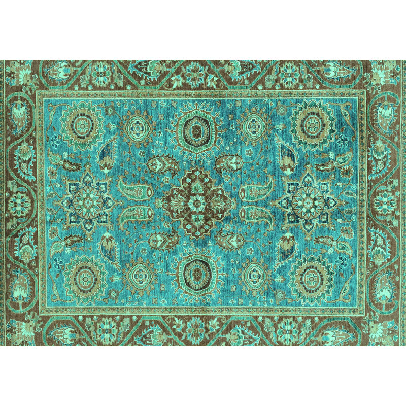 Washable Oriental Indoor Rug, Rectangle 4' x 6'