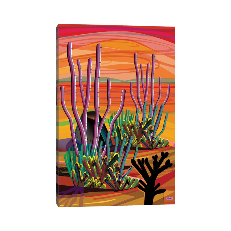 «Ajo» par Charles Harker, impression sur toile tendue, H 26 po x l 18 po x 1,5 po