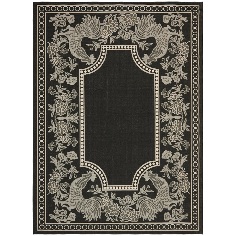 Tapis oriental d'intérieur / extérieur Havza Performance, Rectangle 6 pi 7 po x 9 pi 6 po