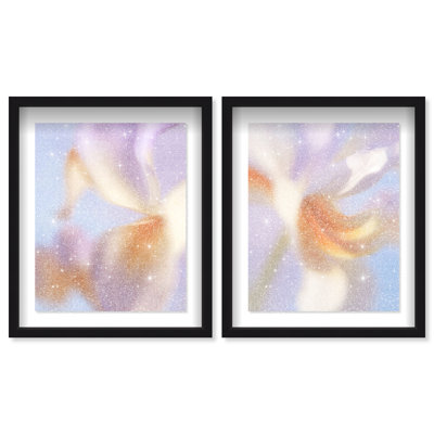 Blurred Venus Set Shadowbox Abstract Print by Oliver Gal, Black Frame, 16 x 20