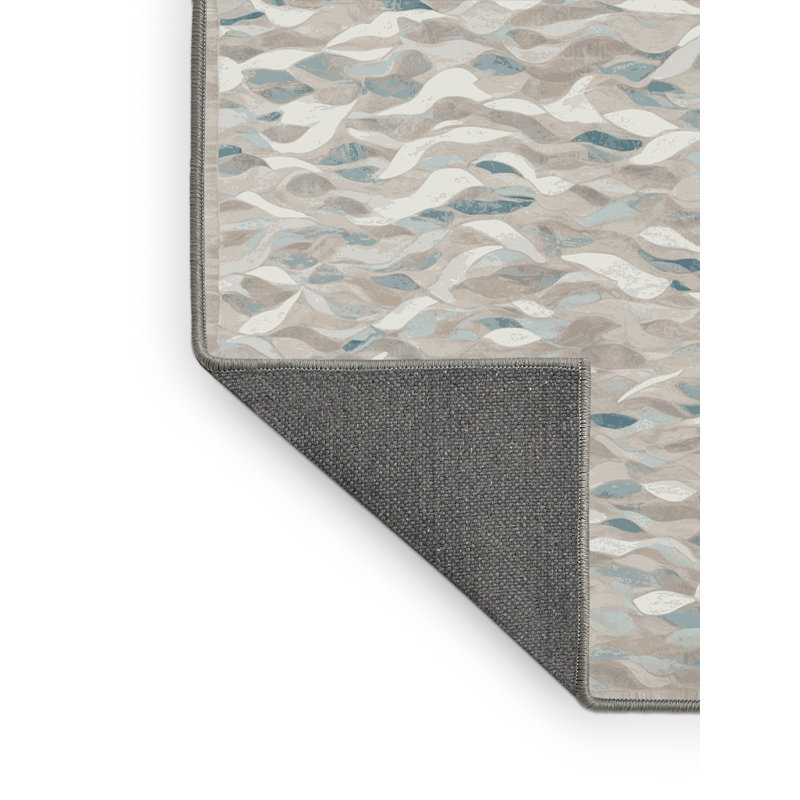 Silky Soft Plush Gray Area Rug, Square 8'