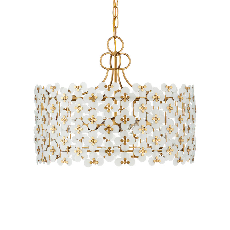 Spring Flower 4 - Light Chandelier, 16.5'' H X 20.25'' W X 20.25'' D