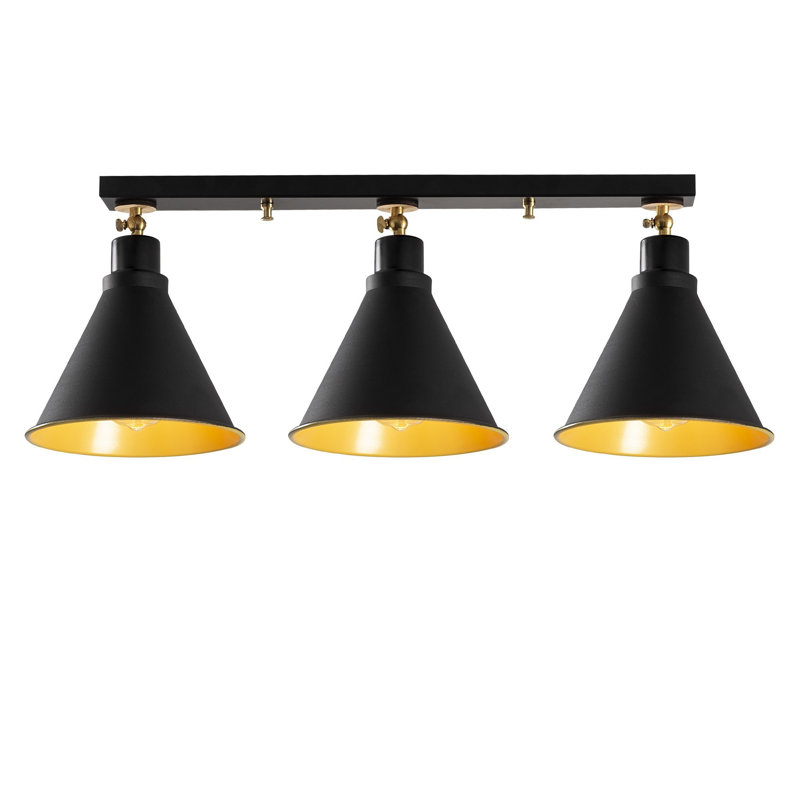 Plafonnier semi-encastré 3 lumières 28,35 po Excalibur