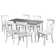 Beachcrest Home Lehigh Acres Solid Wood Top Dining Set & Reviews | Wayfair