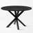 39.4" Round Wood Desktop Pedestal Dining Table With Cross Base-585323581
