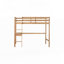 Lit simple mezzanine haut-351860347