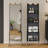 Medieval Style Iron Frame Rotating Wall-Mounted Mirror With Shelves