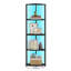 146.6cm H x 32cm W Steel Corner Bookcase-1489178213
