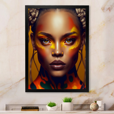 «Beautiful Woman In Tropical Fashion I», reproduction sur toile