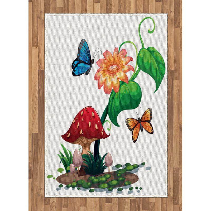 Boylston Floral Area Rug, Rectangle 120 x 180cm