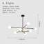 Vernell 8 - Light Sputnik Chandelier