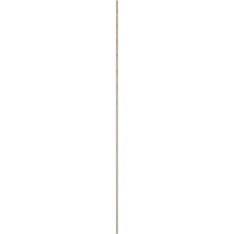 Ensemble de panneau mural décoratif à lattes réglables en PVC Wabash, H 94 po x l 3 po x P 0,75 po
