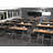 Tables Training Meeting Seminar Classroom 13Pc Beech Folding Industrial Caster Z-Base. Tables Connect.  Modesty Panel, Shelf, Power+Usb Outlet. Fold+Nest For Storage (Seating Not Included).