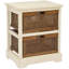Commode de rangement 2 tiroirs Charlette