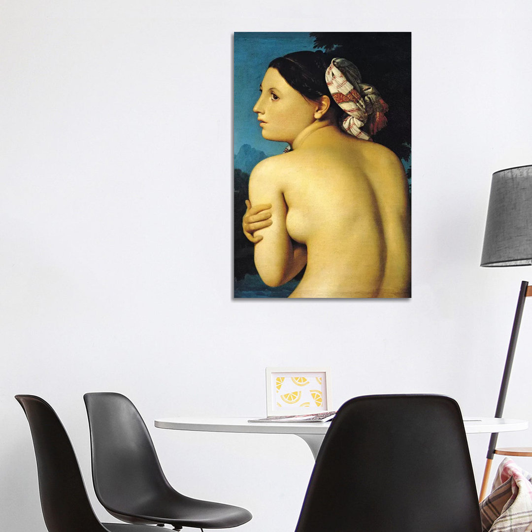 Female Nude, Bather (Baigneuse), 1808 by Jean-Auguste-Dominique Ingres - Wrapped Canvas Painting